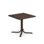 Emu Table System Tavolo Bordo Squadrato 80x80 - 41 Indischbraun