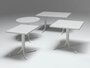 Emu Table System Tavolo Bordo Squadrato 80x80