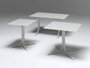Emu Table System Tavolo Bordo Squadrato 80x80