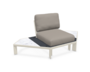 Emu Tami 769 Outdoor Sofa Eckmodul - 23 Weiss - 34 Basaltina - 35 Weiss Statuario-900/18 Perlmutt