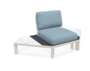 Emu Tami 769 Outdoor Sofa Eckmodul - 23 Weiss - 34 Basaltina - 35 Weiss Statuario-900/02 Meerblau