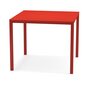 EMU Urban Tisch quadratisch stapelbar-90x90 - 50 Scharlachrot