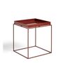 HAY Living Tray Table Chocolate Hochglanz, B: 40 cm / T: 40 cm / H: 44 cm 