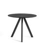 HAY Living Runder Tisch CPH 20 Monochrome Ø: 90 cm / H: 74 cm , Eiche schwarz lackiert