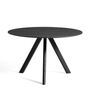 HAY Living Runder Tisch CPH 20 Monochrome Ø: 120 cm / H: 74 cm , Eiche schwarz lackiert