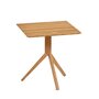 Weishäupl Trio Bistrotisch Quadratisch-70 x 70 cm, Teak