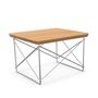 Vitra Occasional Table LTR Edelstahl, Kastanie massiv