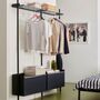 HAY Living Regalsystem Pier Combination 1002 - 2 Columns von Hay Schwarz, Aluminium schwarz eloxiert