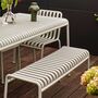 HAY Living Palissade Bench Cream WhiteHAY Living Palissade Bench Cream White