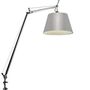 Artemide Tolomeo Mega LED Floor / Schirm Satin grau