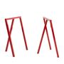 HAY Living Loop Stand Frame Set of 2 Kastanienrot, H: 72 cm 