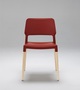 Santa & Cole Belloch Stühle - Red - Natural Beech Wood