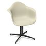 Vitra Eames Plastic  Armchair DAL von Vitra 11 Kieselstein RE, Basic Dark 30 pulverbeschichtet (glatt), Filzgleiter basic dark für Hartboden 05