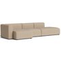 Hay Mags 3 Seater Sofa Combination 4 Links, Maglia warm grey