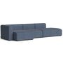 Hay Mags 3 Seater Sofa Combination 4 Links, Turf blue grey