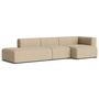 Hay Mags 3 Seater Sofa Combination 4 Rechts,  Turf sand