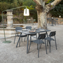 Fermob Fermob Luxembourg Tisch 143x80x73cm-Gewittergrau Gewittergrau 26