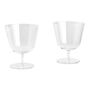 HAY Living Curve Weinglas von Hay Clear