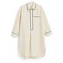 HAY Accessoires Langarm Nachthemd Fineline von Hay Ivory, M/L