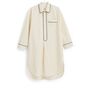 HAY Accessoires Langarm Nachthemd Fineline von Hay Ivory, S/M