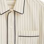 HAY Accessoires Langarm Nachthemd Fineline von Hay Ivory