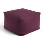 HAY Accessoires Multifunktionaler Pouf von Hay Burgundy