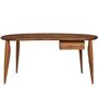 Ferm Living Kompakter Esstisch Feve von Ferm Living Walnut