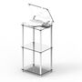 Transparentsound Turntable Tischständer von Transparent Weiss