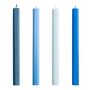 HAY Accessoires Kerze Hexagon im 4er Set von Hay Blues