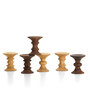 Vitra 'Stools' von Charles und Ray Eames Modell 'B', Kastanie