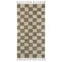 Ferm Living Mara Washable Rug B: 80 cm / H: 150 cm , Elm Green / Warm Sand