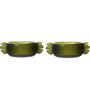 Ferm Living Schüssel Alas im 2er Set von Ferm Living Moss Green, Gross