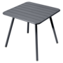 Fermob Luxembourg Tisch Mit 4 Fussen 80 X 80 cm Anthrazit 47