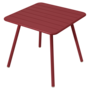 Fermob Luxembourg Tisch Mit 4 Fussen 80 X 80 cm Chili 43