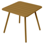 Fermob Luxembourg Tisch Mit 4 Fussen 80 X 80 cm Lebkuchen D2