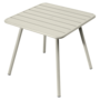 Fermob Luxembourg Tisch Mit 4 Fussen 80 X 80 cm Lehmgrau A5