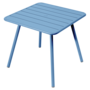 Fermob Luxembourg Tisch Mit 4 Fussen 80 X 80 cm Maya Blau E1