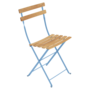 Fermob Bistro Naturel Klappstuhl von Fermob Maya Blau E1