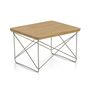 Vitra Occasional Table LTR Edelstahl, Kastanie massiv