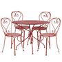 1900 Garten-Set 4 Stühle und 1 Tisch von Fermob