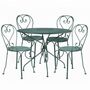 1900 Garten-Set 4 Stühle und 1 Tisch von Fermob