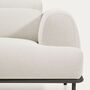 Kave_Home_2_Sitzer_Sofa_Aurum_Graphit_Bein_Ecru_Details