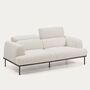Kave_Home_2_Sitzer_Sofa_Aurum_Graphit_Bein_Ecru_1
