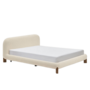 Kave Home Bett Odina von Kave Home B: 183 cm, Nussbaum 