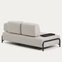 Kave_Home_2_Sitzer_Sofa_Compo_aus_Chenille_mit_kleines_Tablett_Schwarz_Babel_Beige_2