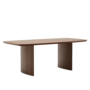 Kave Home Esstisch Litto von Kave Home B: 200 cm, Braun