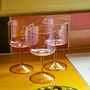 HAY Accessoires Weinglas Tint im 2er Set von Hay Clear / Jade blue
