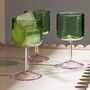 HAY Accessoires Weinglas Tint im 2er Set von Hay Clear / Jade blue