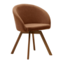 Kave Home Marvin Drehstuhl aus Chenille von Kave Home Braun