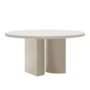 Kave Home Runder Tisch Nealy von Kave Home  Ecru